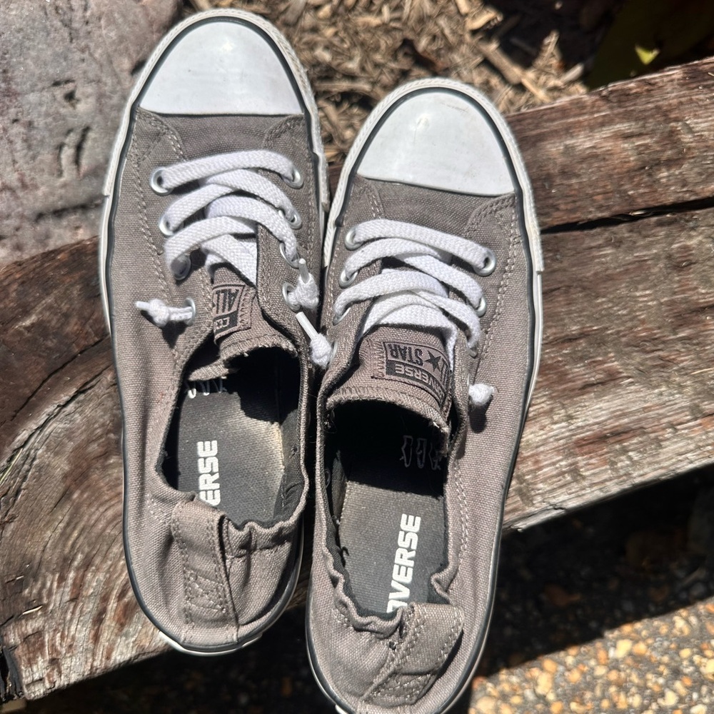 Converse Charcoal Low-Top Sneakers